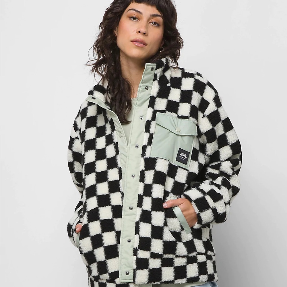 Vans Women's Checkered Teddy Jacket